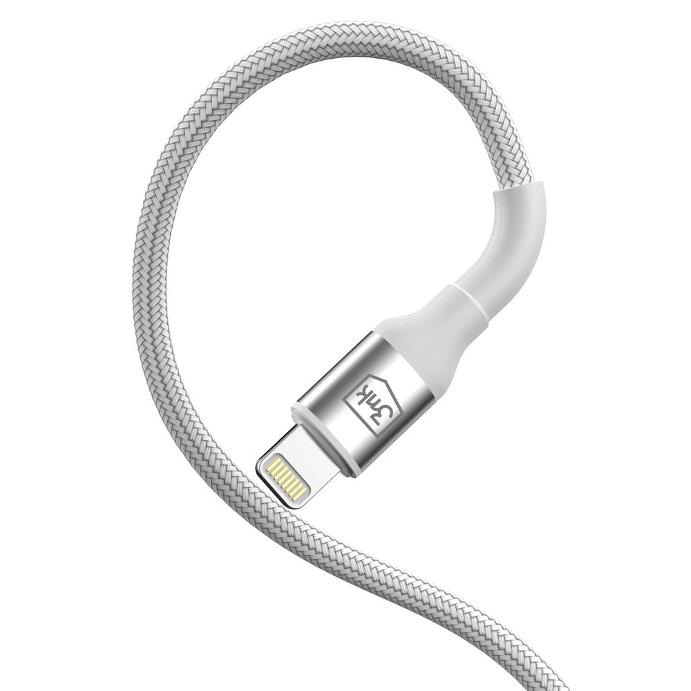 202359_8 3mk Hyper Cable N-SERIES USB-C / Lightning 1m 9V/2A 20W / whiteeng