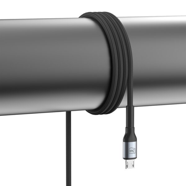 202369_9 3mk Hyper Cable N-SERIES USB-A / MicroUSB 1m 5V/2.4A 12W / blackeng