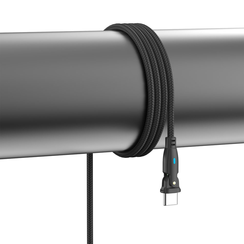 202371_10 3mk Hyper Cable 3mk Hyper Cable N-SERIES USB-C / USB-C 2m 20V/3A 60W / blackeng