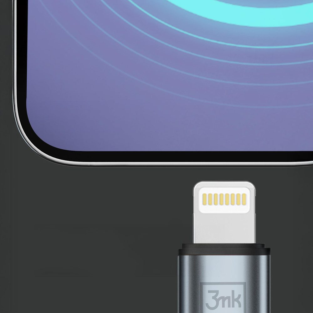 202380_5 3mk Hyper Cable 3mk Hyper Cable N-SERIES USB-A / Lightning 1m 5V/2.4A 12W / blackeng