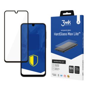 202460_1 3mk HardGlass Max Lite Black Tempered Glass for Samsung Galaxy A17 5G / 4Geng