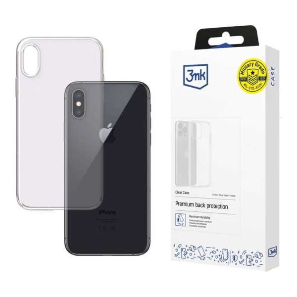 3mk Clear Case for iPhone Xs - transparenteng