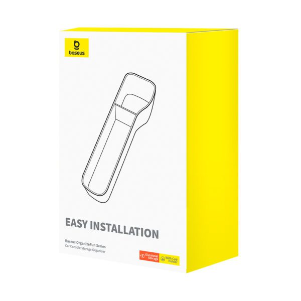 Baseus OrganizeFun Series Car Console Storage Organizer Marble Browneng