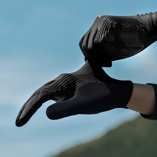 Rockbros cycling gloves spring/summer/autumn, full, size: M - blackeng