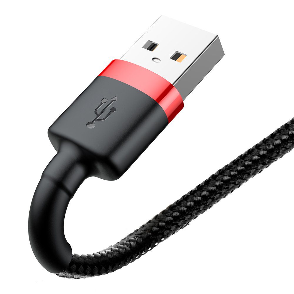 Baseus Cafule USB-A / Lightning 2.4A QC 3.0 cable 0.5 m - black and redeng