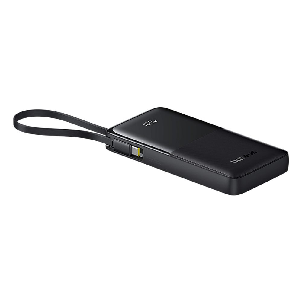 203123_4 Powerbank Baseus Bipow 2 10000mah 20W z cyfrowym wyświetlaczem z wbudowanym kablem USB-C - czarnypol