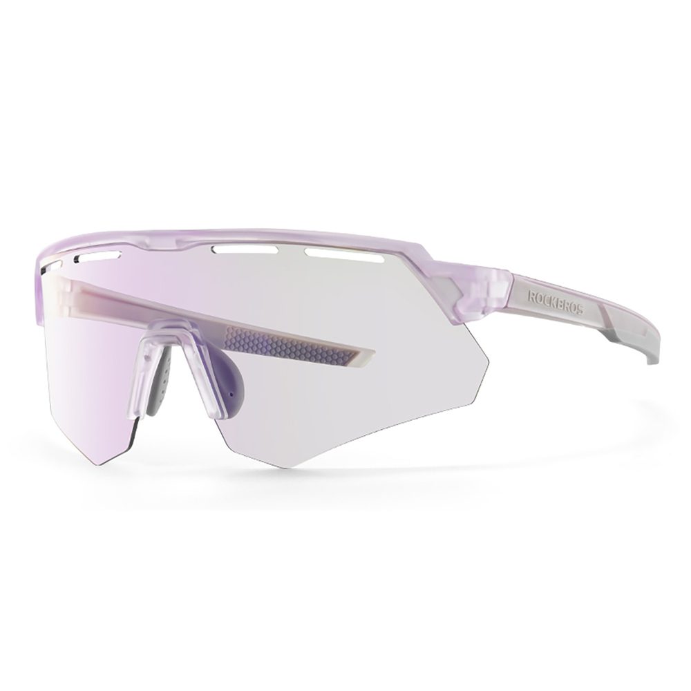 203127_1 Rockbros Polarized Cycling Glasses with UV Protection and Corrective Insert - Purpleeng