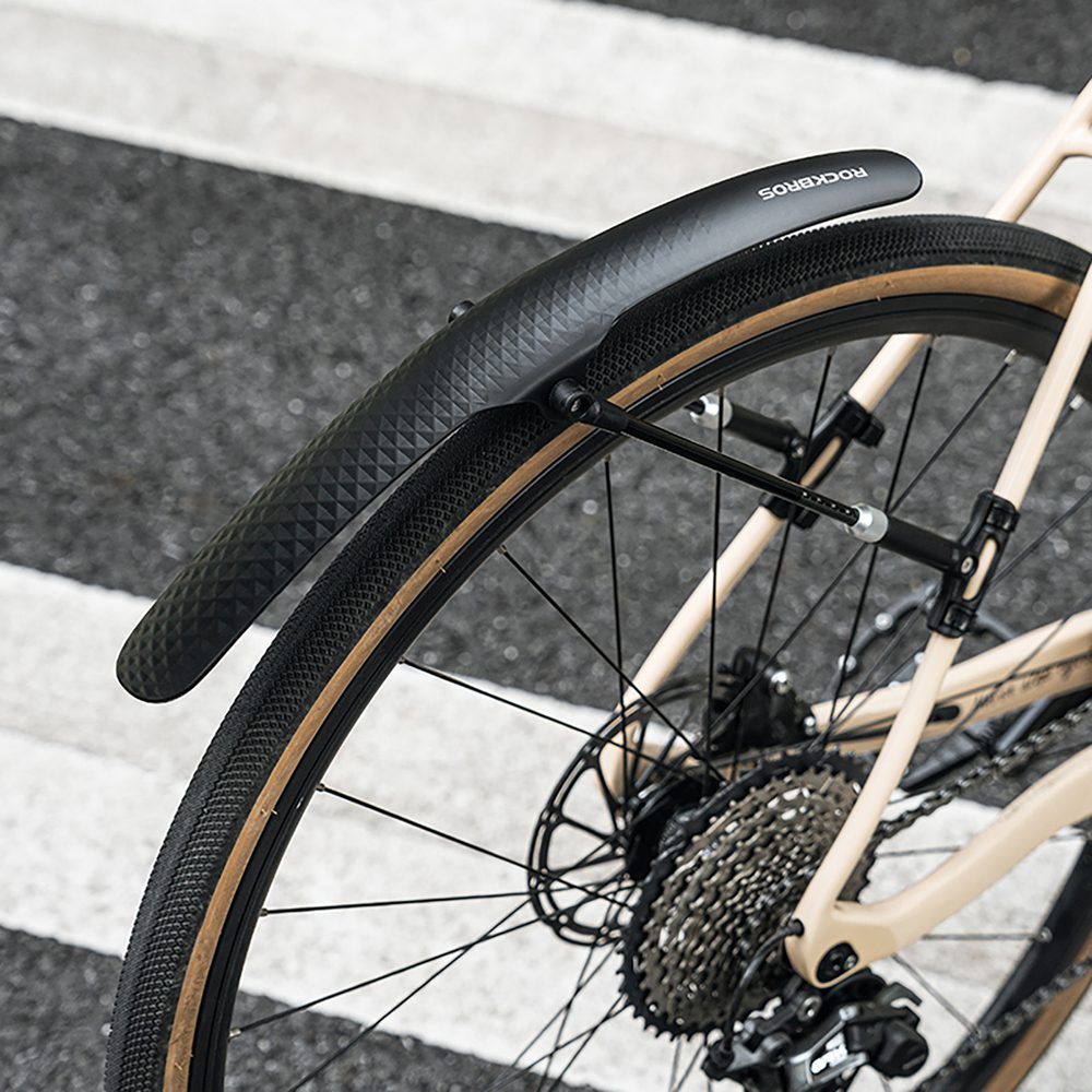 Rockbros 28210007001 bicycle fender, universal, adjustable - blackeng