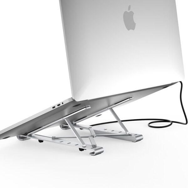 203132_2 Choetech stand multifunctional station for laptop PD / USB-C HDMI (4K / 30Hz) / 2xUSB-A / 1xUSB-C / 1xSD / 1xTF black (HUB-M43)eng