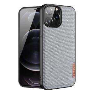 Dux Ducis Fino case covered with nylon material for iPhone 13 Pro Max grayeng
