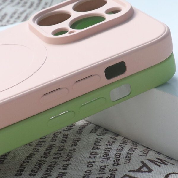 MagSafe Compatible Silicone Case for iPhone 15 Pro Max Silicone Case - Pinkeng