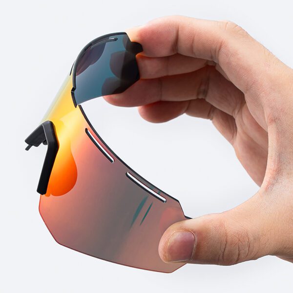 203146_7 Rockbros Polarized Cycling Glasses with UV Protection and Corrective Insert - Grayeng