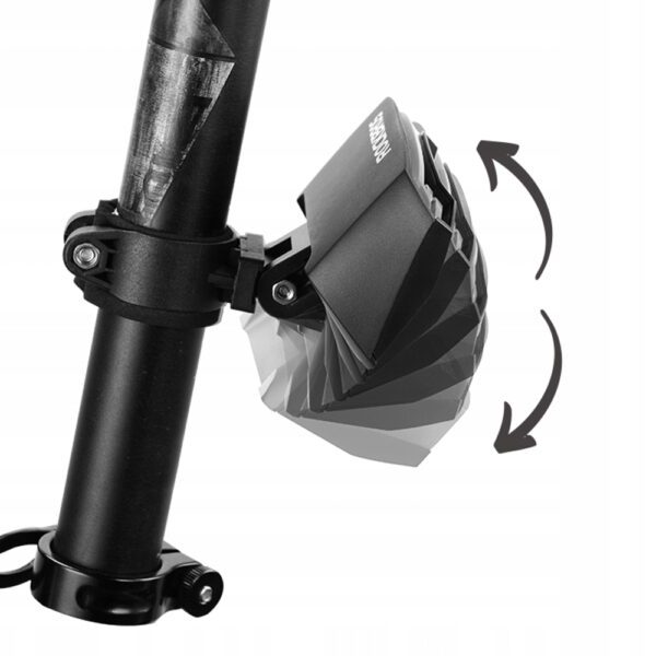 Rockbros LKWD-R1 Rear Bike Light with Laser and Remote Control + Micro USB - USB-A Cable - Blackeng