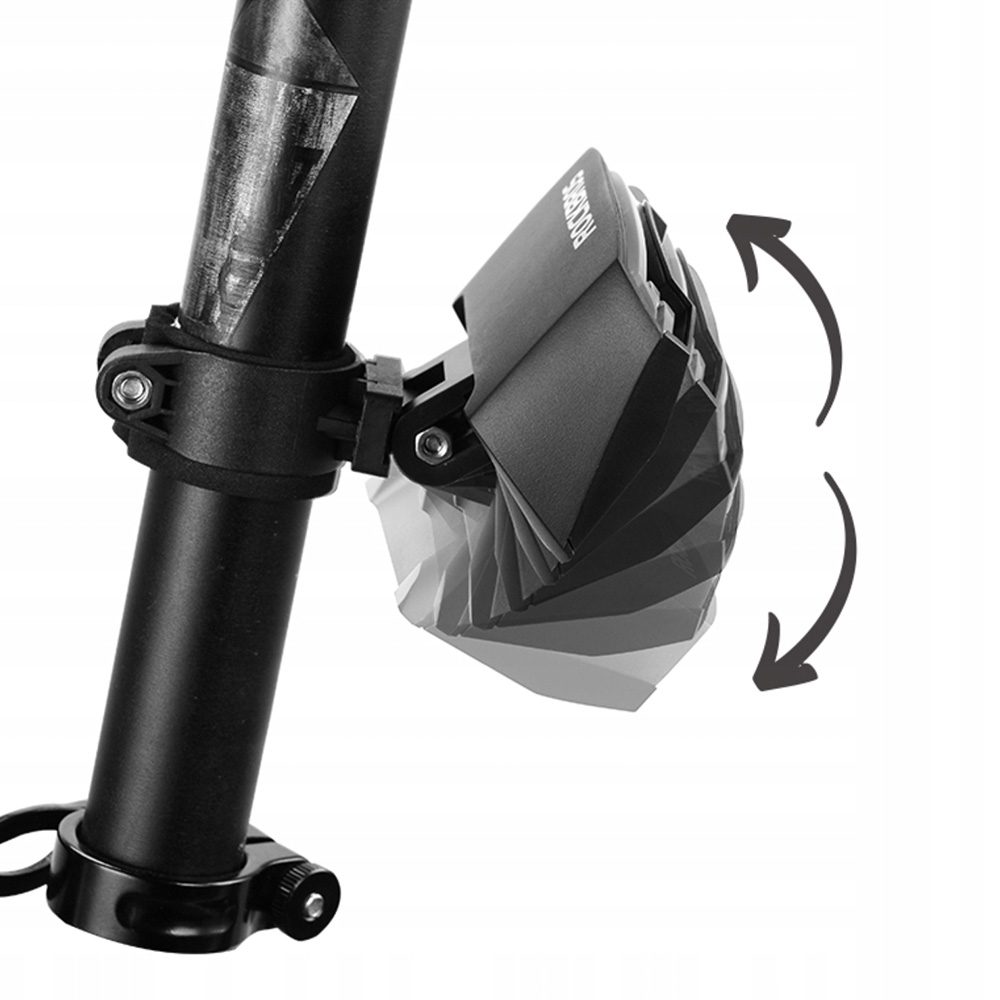 Rockbros LKWD-R1 Rear Bike Light with Laser and Remote Control + Micro USB - USB-A Cable - Blackeng