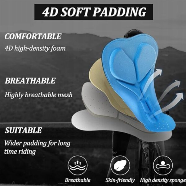 Rockbros RK2002XL bib shorts with XL pad - blackeng