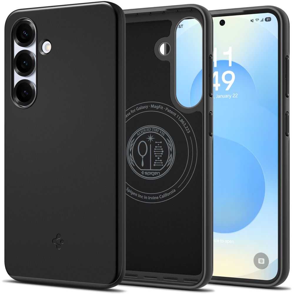 Spigen Thin Fit Mag Case for Samsung Galaxy S25 - Blackeng