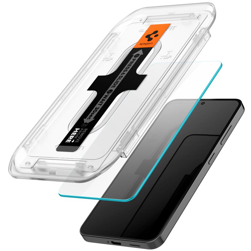 CREATOR: gd-jpeg v1.0 (using IJG JPEG v62), quality = 80 Spigen Glas.tR EZ Fit tempered glass for Samsung Galaxy S24 - 2 pcs.eng