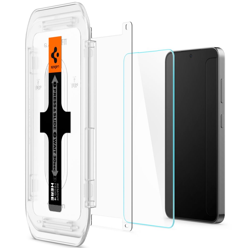 CREATOR: gd-jpeg v1.0 (using IJG JPEG v62), quality = 80 Spigen Glas.tR EZ Fit tempered glass for Samsung Galaxy S24 - 2 pcs.eng