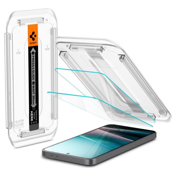 Spigen Glas.TR "Ez Fit" Tempered Glass 2-pack for Samsung Galaxy A36 5G - Transparenteng