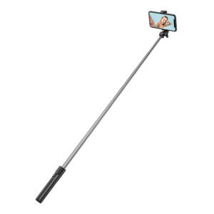 Selfie stick WHS1Y telescopic tripod 1m with phone holder - blackeng