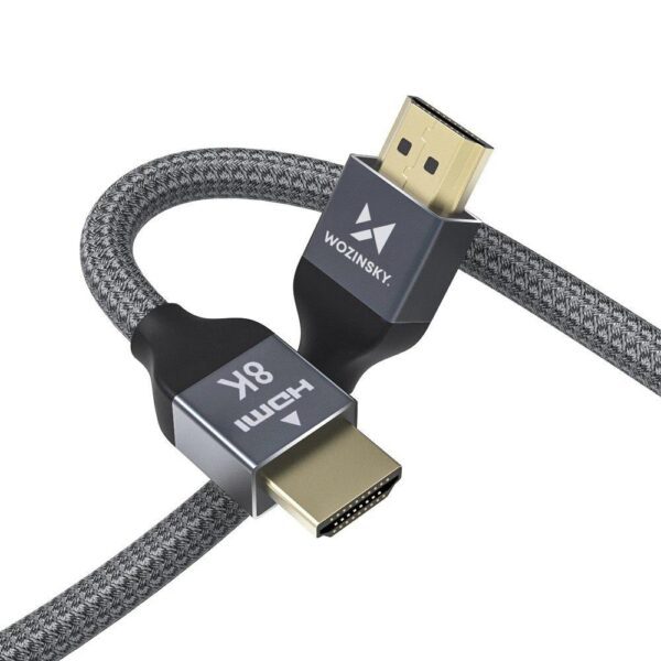 203314_10 Wozinsky HDMI 2.1 Cable 8K 60 Hz 48 Gbps / 4K 120 Hz / 2K 144 Hz 1 m Silver (WHDMI-10)eng