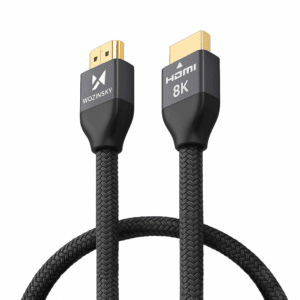 Wozinsky HDMI 2.1 Cable 8K 60 Hz 48 Gbps / 4K 120 Hz / 2K 144 Hz 1 m Silver (WHDMI-10)eng