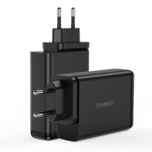 Choetech charger GaN 140W 4 ports (2x USB C, 2x USB) black (PD6005)eng
