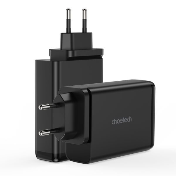 Choetech charger GaN 140W 4 ports (2x USB C, 2x USB) black (PD6005)eng