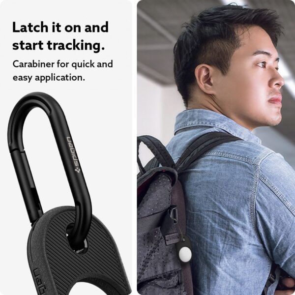 CREATOR: gd-jpeg v1.0 (using IJG JPEG v62), quality = 80 Spigen Vault Case for Apple AirTag - Matte Blackeng