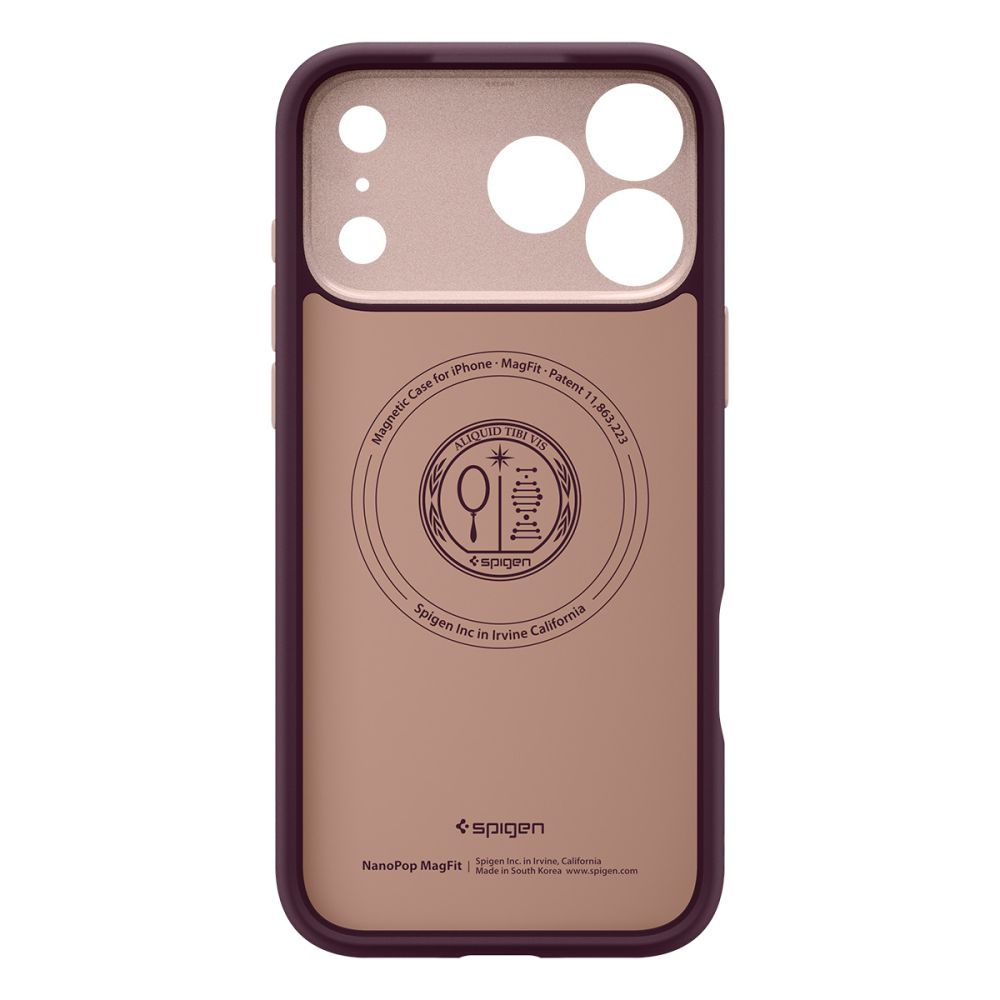 CREATOR: gd-jpeg v1.0 (using IJG JPEG v62), quality = 80 Spigen Nano Pop Mag MagSafe Case for iPhone 17 Pro Max - Burgundyeng