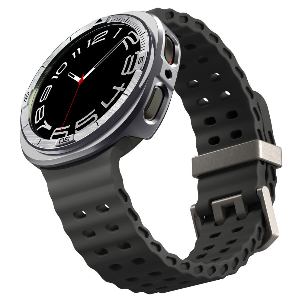 Spigen Bezel Tune Pro Pilot Cover for Samsung Galaxy Watch 8 44mm - Silvereng