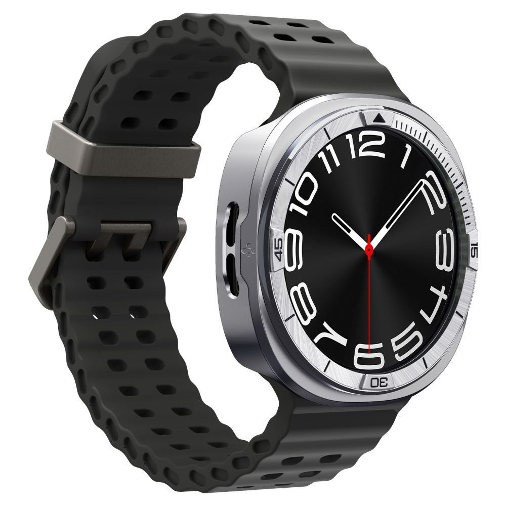 Spigen Bezel Tune Pro Pilot Cover for Samsung Galaxy Watch 8 44mm - Silvereng