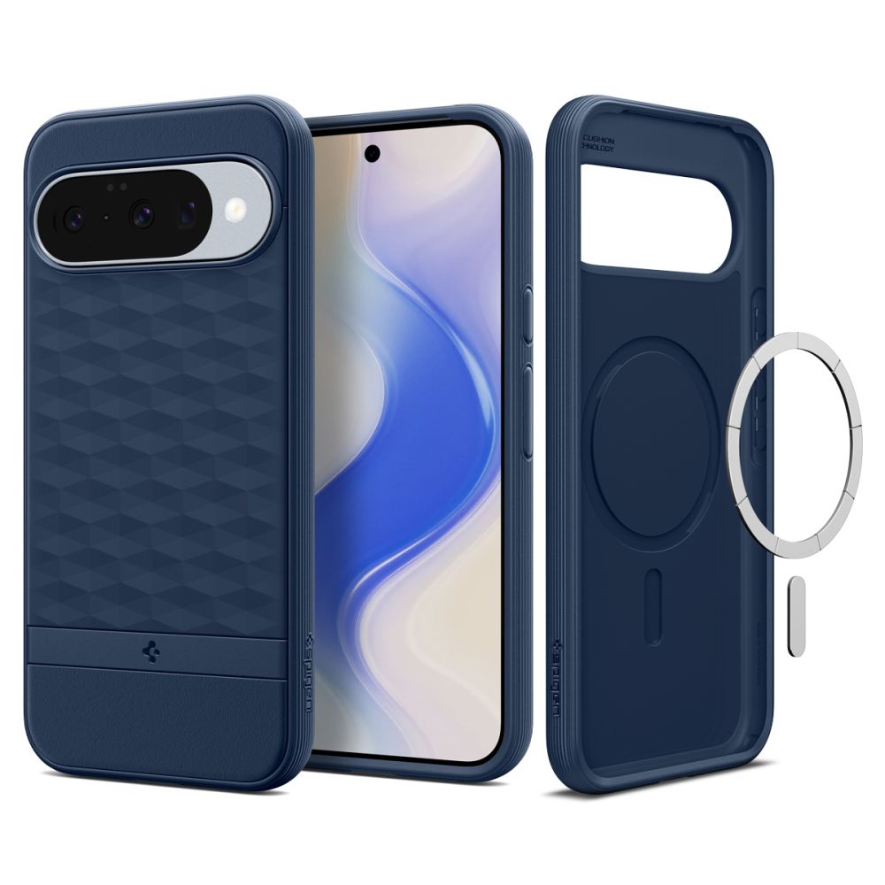 CREATOR: gd-jpeg v1.0 (using IJG JPEG v62), quality = 80 Spigen Parallax Mag MagSafe Case for Google Pixel 10 / 10 Pro - Navy Blueeng