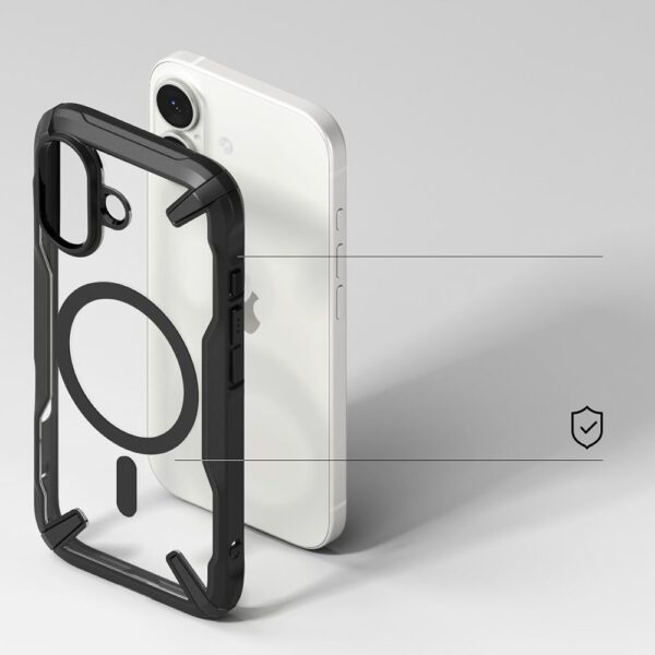 CREATOR: gd-jpeg v1.0 (using IJG JPEG v62), quality = 80 Ringke Fusion X Magnetic MagSafe Case for iPhone 17 - Blackeng
