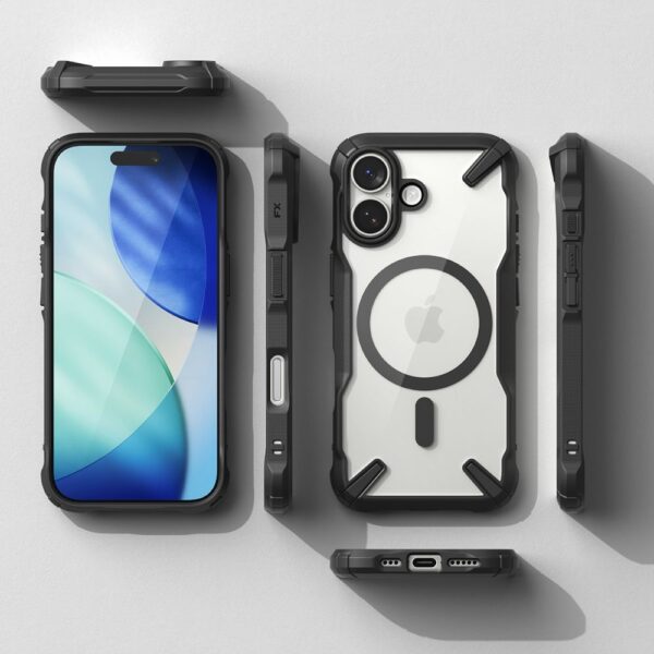 CREATOR: gd-jpeg v1.0 (using IJG JPEG v62), quality = 80 Ringke Fusion X Magnetic MagSafe Case for iPhone 17 - Blackeng