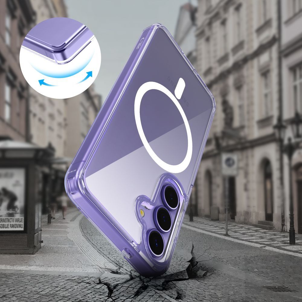 Tech-Protect FlexAir Hybrid MagSafe Case for Samsung Galaxy S25 FE - Transparenteng