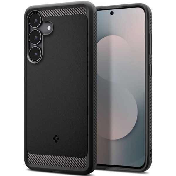 CREATOR: gd-jpeg v1.0 (using IJG JPEG v62), quality = 80 Spigen Rugged Armor Case for Samsung Galaxy S25 FE - Matte Blackeng