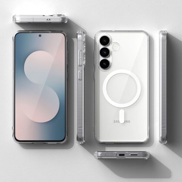 Unsupported UNICODE string Ringke Fusion Magnetic MagSafe Case for Samsung Galaxy S25 FE - Cleareng