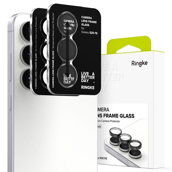 CREATOR: gd-jpeg v1.0 (using IJG JPEG v62), quality = 80 Ringke Camera Frame Protector 2-pack for Samsung Galaxy S25 FE - Blackeng
