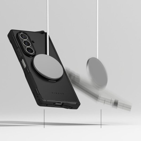 CREATOR: gd-jpeg v1.0 (using IJG JPEG v62), quality = 80 Ringke Alles Magnetic MagSafe Case for Samsung Galaxy Z Fold 7 - Blackeng