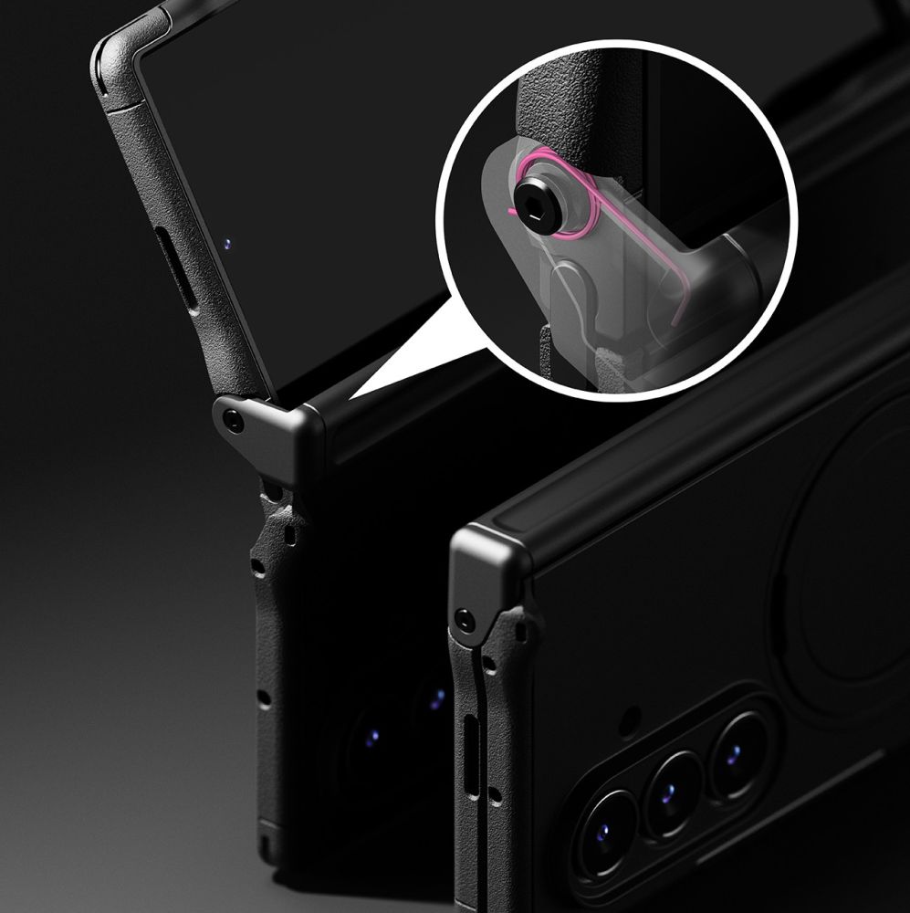 CREATOR: gd-jpeg v1.0 (using IJG JPEG v62), quality = 80 Ringke Alles Magnetic MagSafe Case for Samsung Galaxy Z Fold 7 - Blackeng