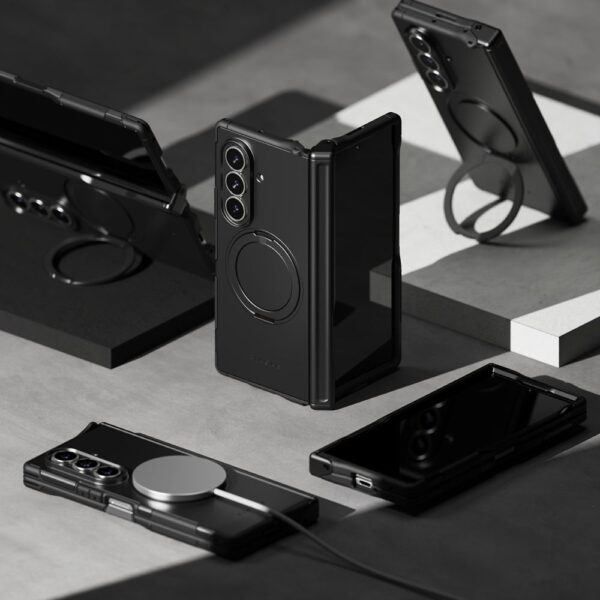 CREATOR: gd-jpeg v1.0 (using IJG JPEG v62), quality = 80 Ringke Alles Magnetic MagSafe Case for Samsung Galaxy Z Fold 7 - Blackeng