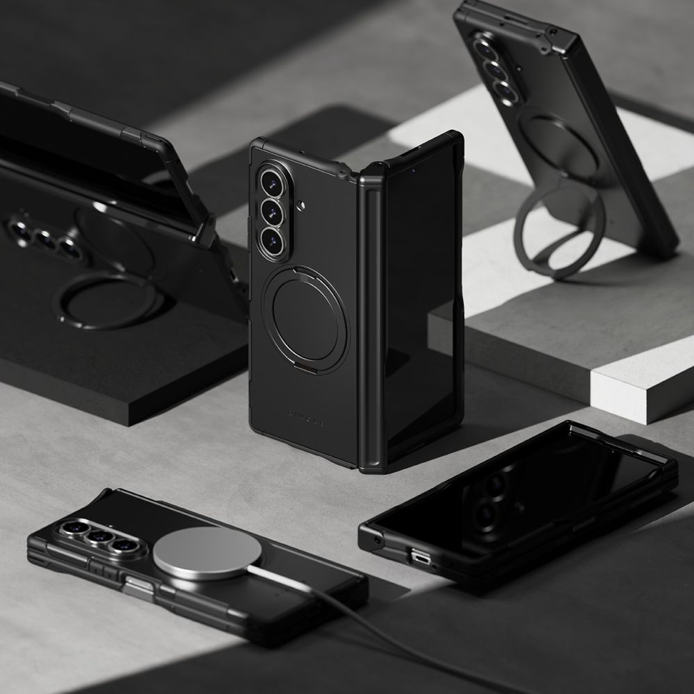 CREATOR: gd-jpeg v1.0 (using IJG JPEG v62), quality = 80 Ringke Alles Magnetic MagSafe Case for Samsung Galaxy Z Fold 7 - Blackeng