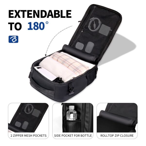 CREATOR: gd-jpeg v1.0 (using IJG JPEG v62), quality = 80 Tech-Protect Defender S50 Backpack for Ryanair & Wizzar, 20L Laptop - Blackeng