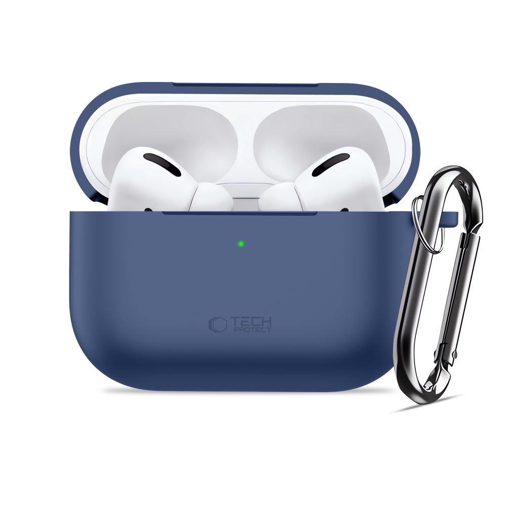Tech-Protect Silicone Hook Case for AirPods Pro - Navy Blueeng