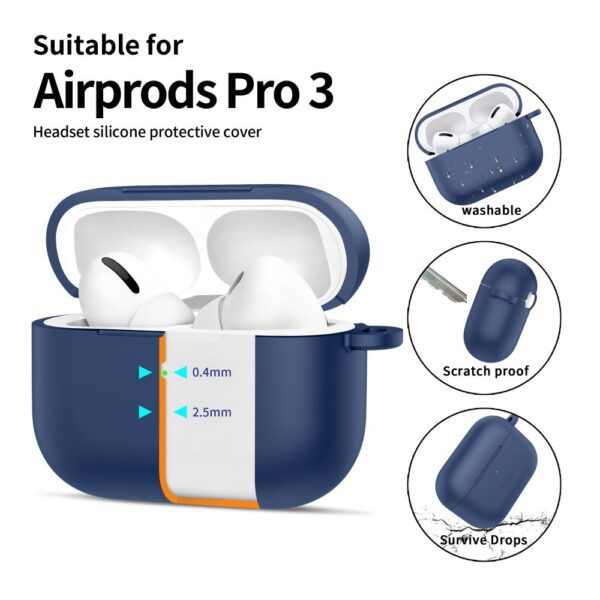 Tech-Protect Silicone Hook Case for AirPods Pro - Navy Blueeng