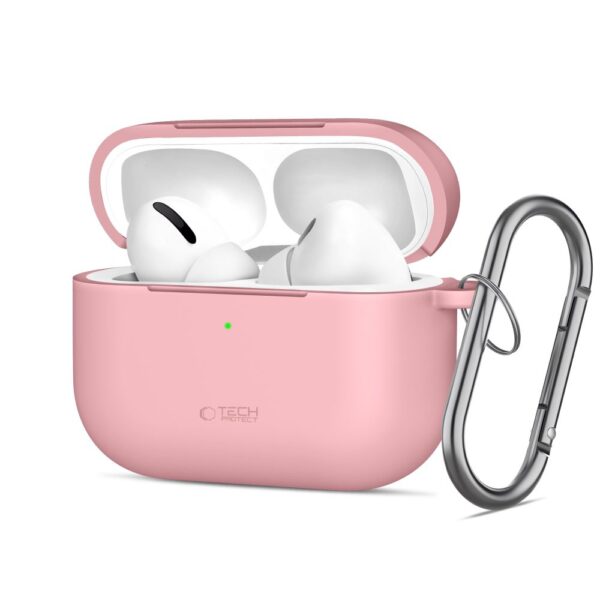 Tech-Protect Silicone Hook Case for AirPods Pro - Pinkeng