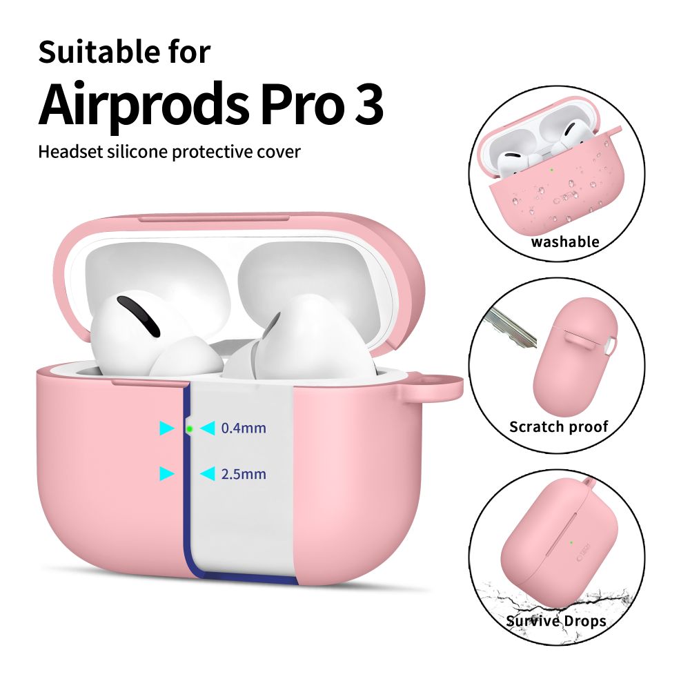 Tech-Protect Silicone Hook Case for AirPods Pro - Pinkeng