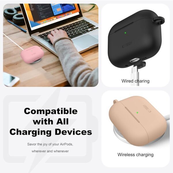 Tech-Protect Silicone Hook Case for AirPods Pro - Blueeng