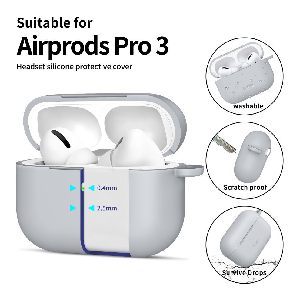 Tech-Protect Silicone Hook Case for AirPods Pro - Grayeng